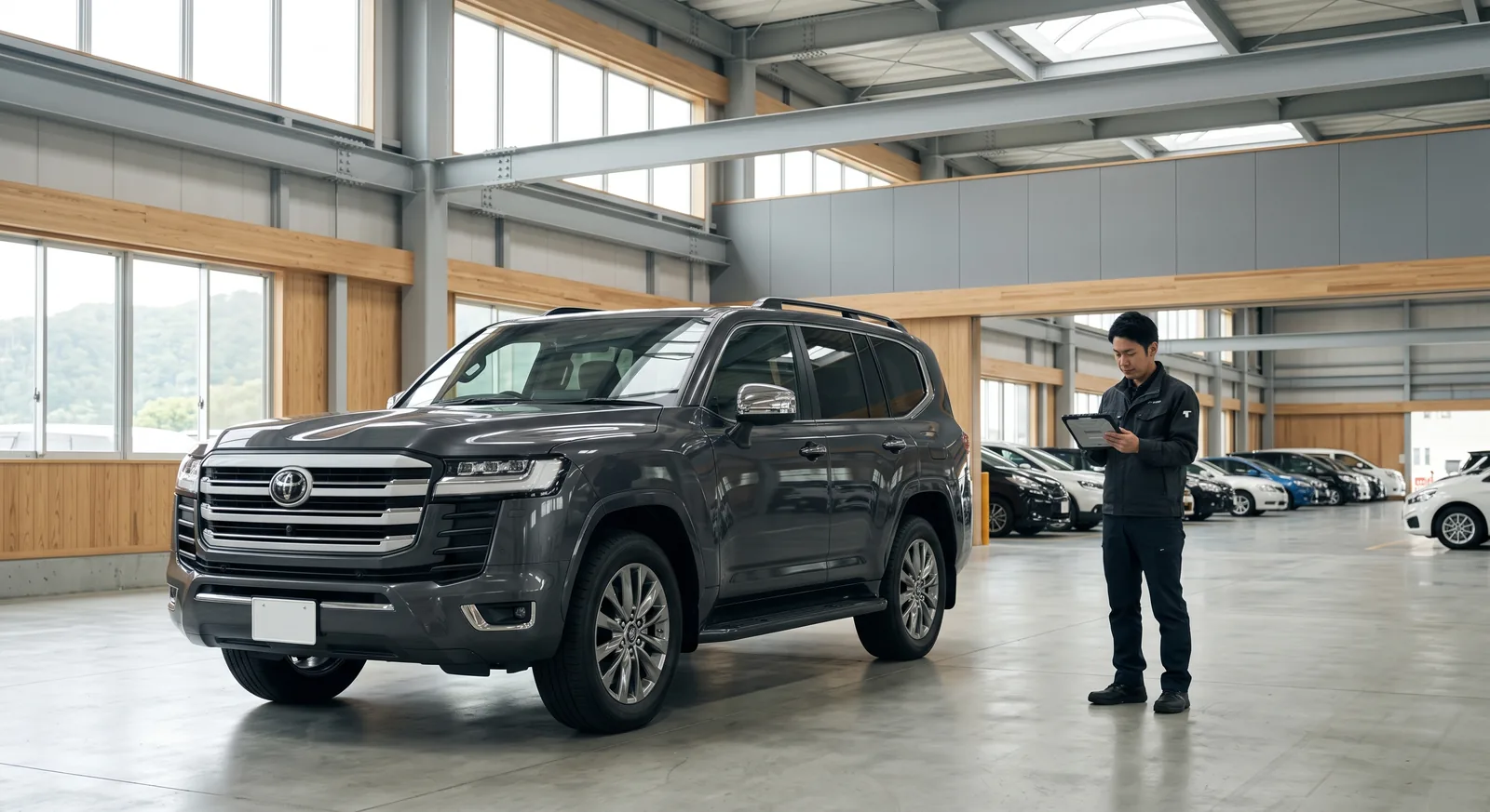 Toyota Land Cruiser presented for professional review in Japan