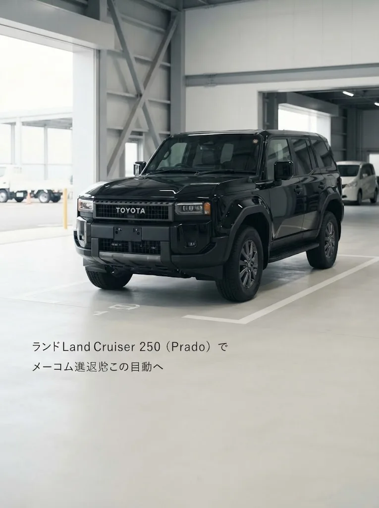 Premium Japanese vehicle presented in a bright studio