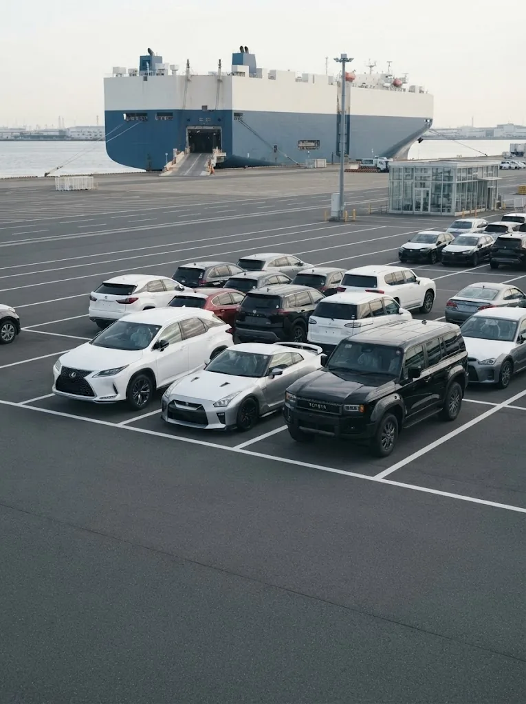 Yokohama international port and export infrastructure