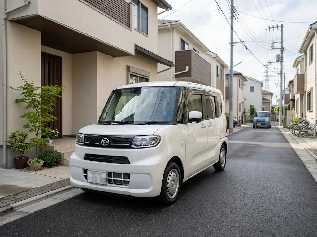Daihatsu Tanto rental vehicle in Japan
