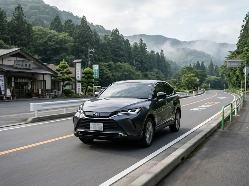 Toyota Harrier rental vehicle in Japan