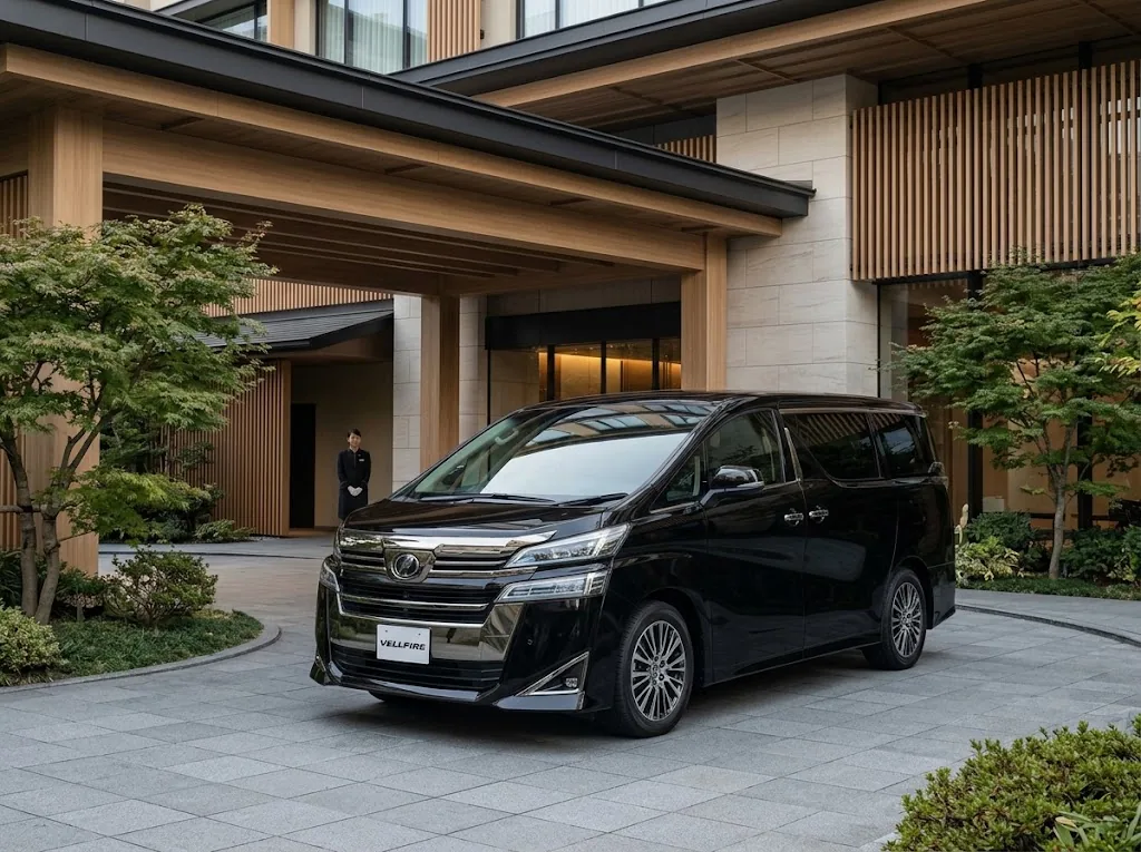 Toyota Vellfire rental vehicle in Japan